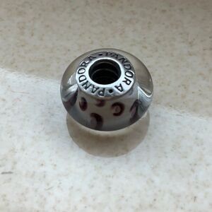 Pandora Murano Glass and Silver Charm Bead